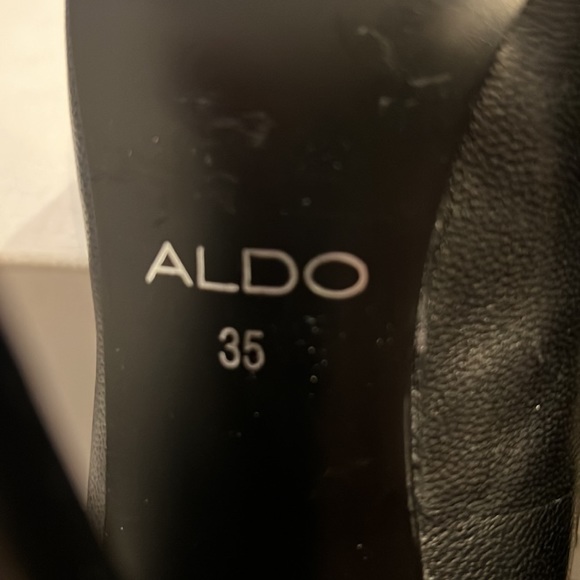 All Black ALDO Heels - Picture 7 of 12